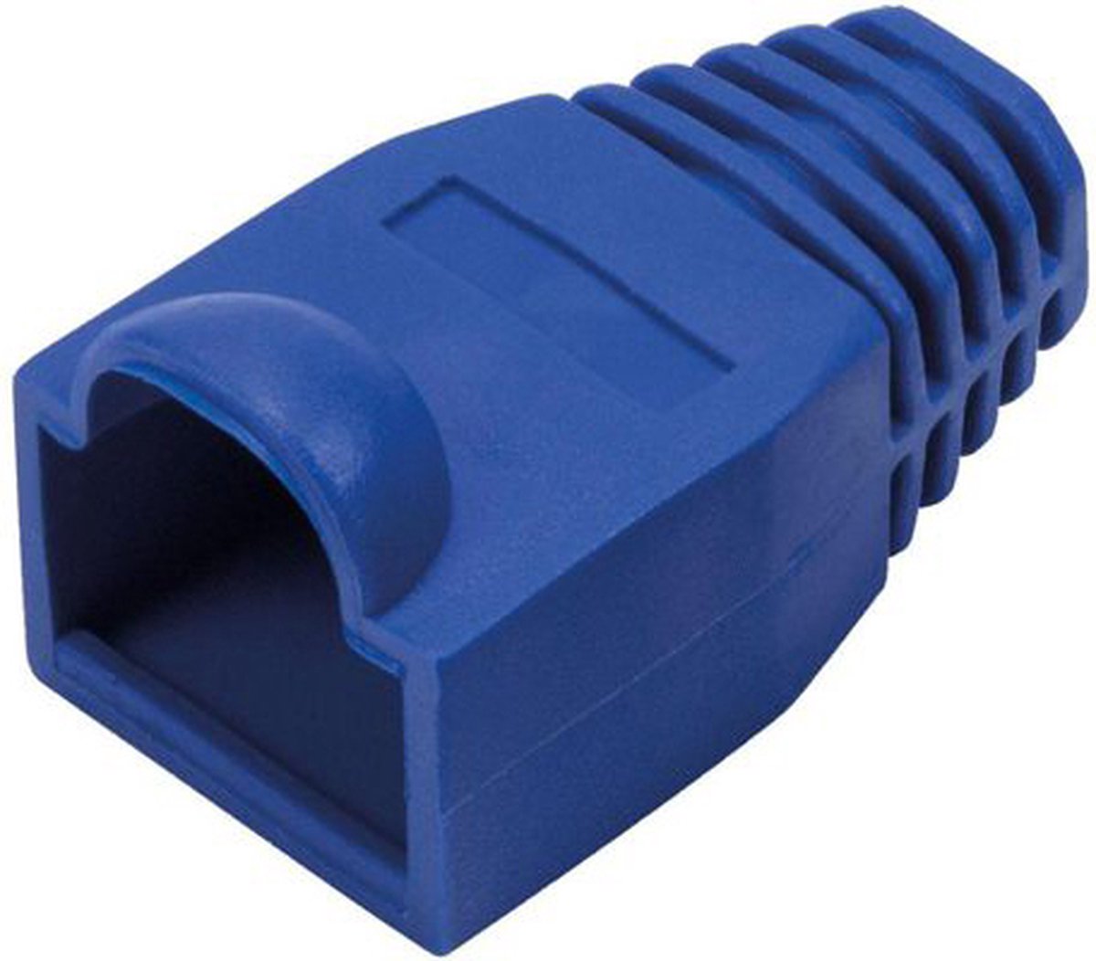 Netwerkplug huls voor RJ45 connectoren - kabel tot 6 mm - 10 stuks / Blauw