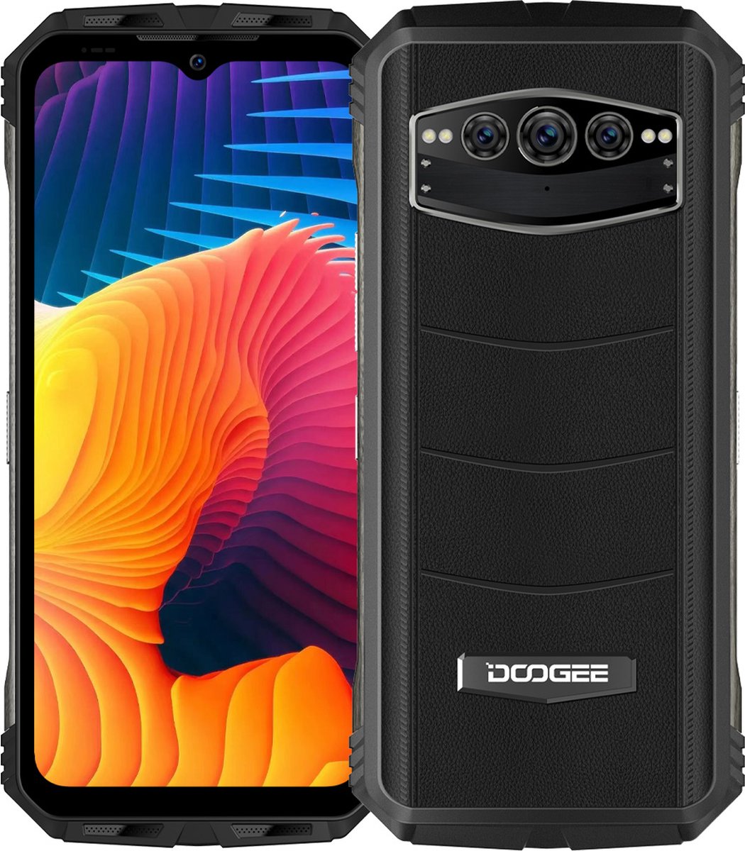 Doogee V30 NL – 6.58inch – Robuuste Smartphone – 5G eSIM– 256GB ROM – 108MP AI – 10800mAh – Android 12.0 – Zwart