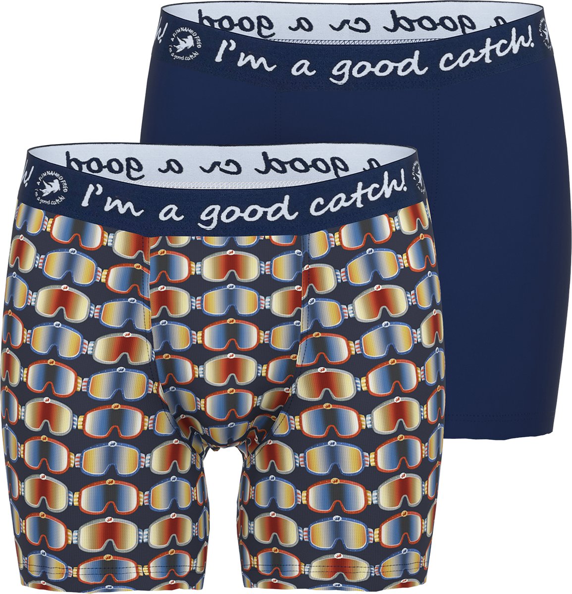 A Fish Named Fred boxershorts - 2-pack - S