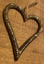 Gouden hart - hanger - Valentijn / Valentijnsdag - Love you - Liefde - Verliefd