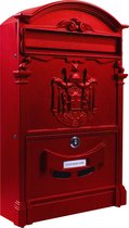 St. Helens Home & Garden - boîte aux lettres murale verrouillable - rouge