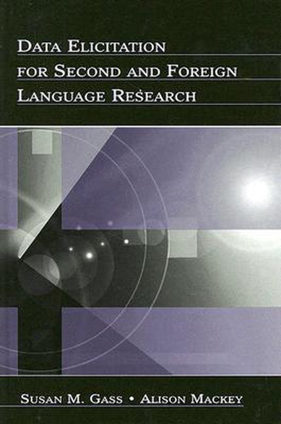 Data Elicitation for Second and Foreign Language Research - cover