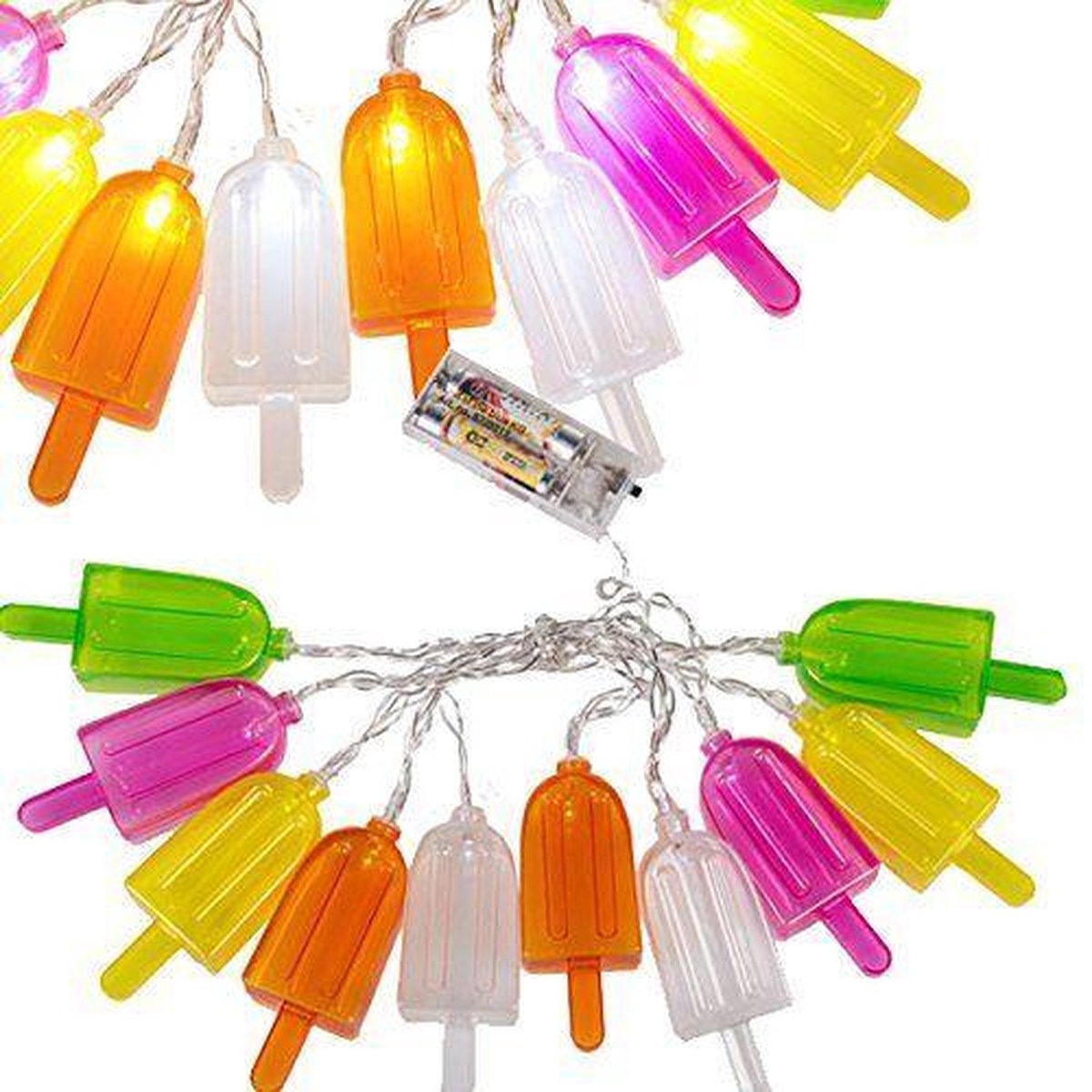 Afbeelding van product Partywinkel  IJsjes Slinger Verlichting 1,7 meter
