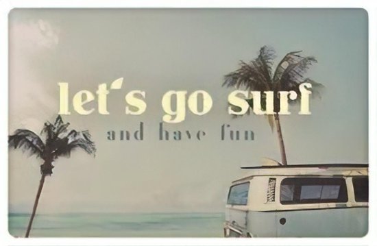 Chic.mic Anti-skimpas 'let's Go Surf And Have Fun'