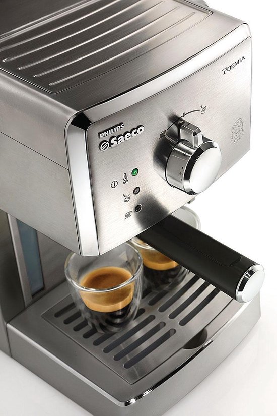 Saeco Poemia HD8427/11 - Handmatige espressomachine - Zilver