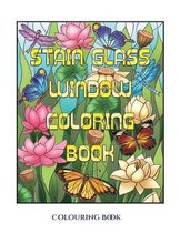 Colouring Book (Stain Glass Window Coloring Book): Advanced coloring (colouring) books for adults with 50 coloring pages
