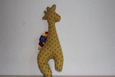 Vroljke Giraffe knuffel 25 cm, handgemaakt