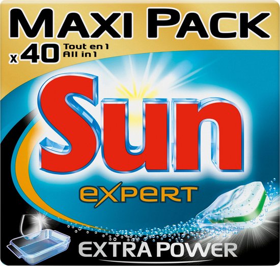 Sun All in 1 Extra Power - 40 stuks - Vaatwastabletten