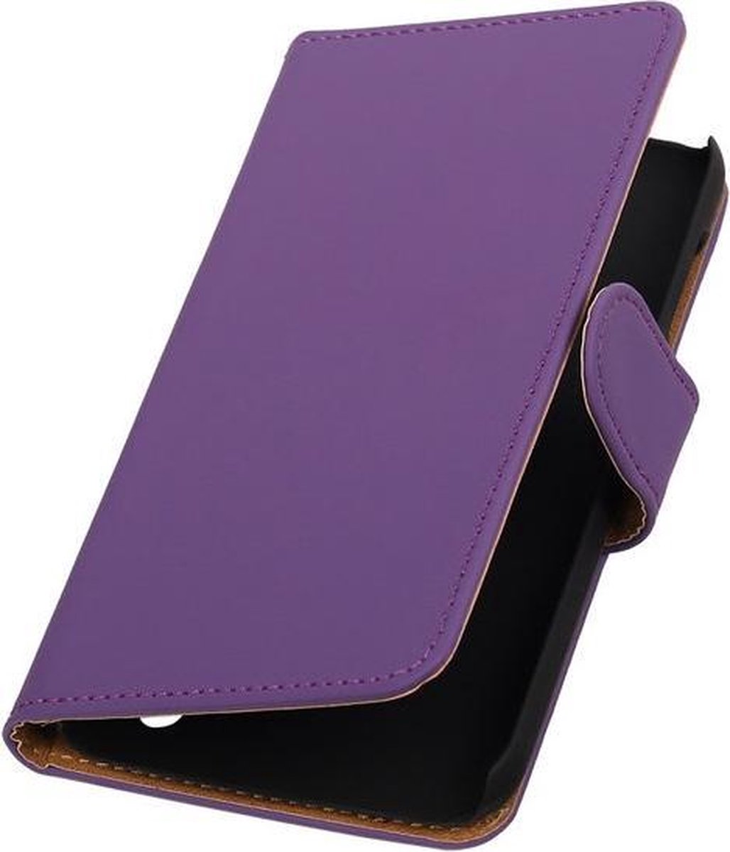Huawei Y625 - Effen Paars Booktype Wallet Hoesje