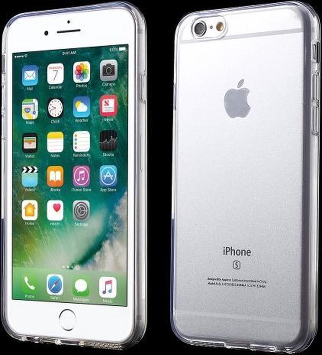 TPU Back Cover - Geschikt voor iPhone 6 / iPhone 6s Hoesje - Transparant