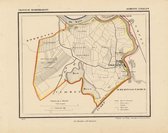 Historische kaart, plattegrond van gemeente Engelen in Noord Brabant uit 1867 door Kuyper van Kaartcadeau.com