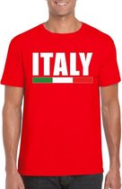 Rood Italie supporter shirt heren S