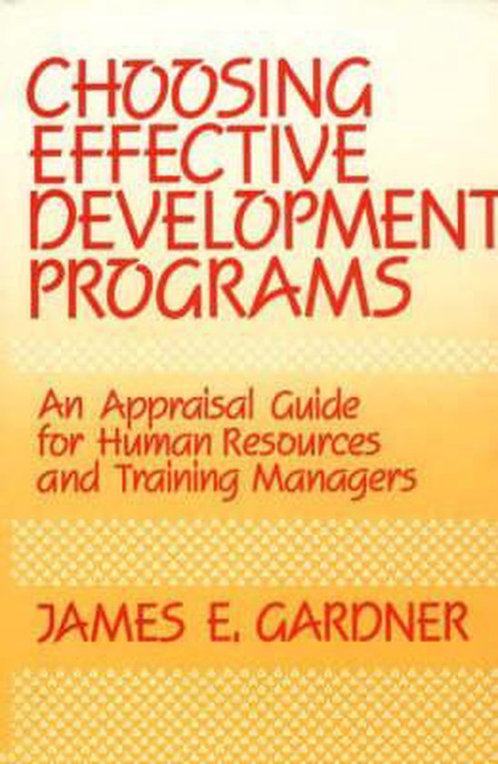 Choosing Effective Development Programs