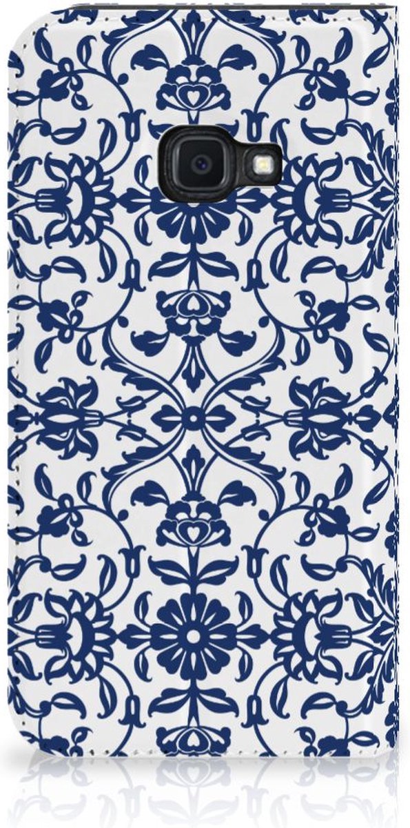 Samsung Galaxy Xcover 4s Smart Cover Flower Blue