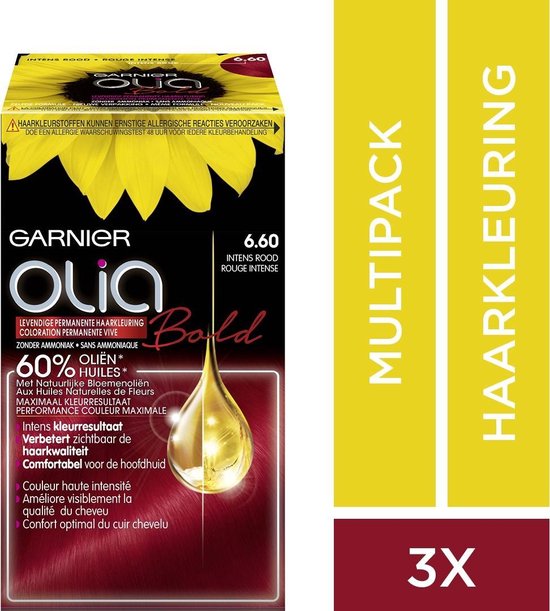 Garnier Olia Intens Rood 3 stuks Voordeelverpakking | bol.com