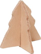 TAK Design Vinter Staande Kerstboom 3D S - Leer - 5 x 5 x 5 cm