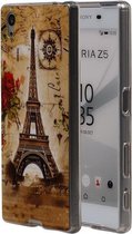 Eiffeltoren TPU Cover Case voor Sony Xperia Z5 Cover