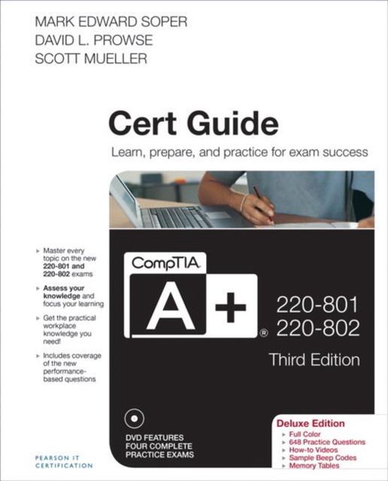 Comptia A+ 220-801 And 220-802 Authorized Cert Guide - cover