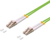LogiLink FP5LC00 Glasvezel kabel 0,5 m LSZH OM5 LC Groen