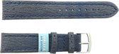 Morellato horlogeband - Ghibli - blauw - leer / drylex - 20mm