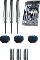 Harrows - Silver Shark 24 gram - dartpijlen - met - cadeauset - dartshafts - dartflights