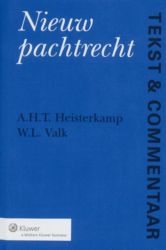 Boek cover Nieuw Pachtrecht van A.H.T. Heisterkamp