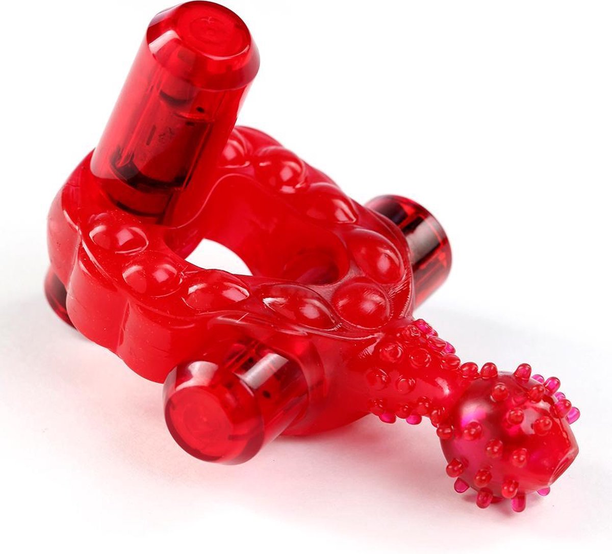 Goedkoopste The Mighty Marble Red Double Bullet - cockring