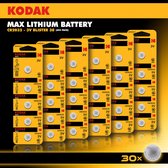 Kodak Lithium - Knoopcel batterijen - CR2032 - 3V  - XL voordeelverpakking - 30 stuks