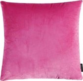 Velvet Fuchsia Kussenhoes | Fluweel - Polyester | 45 x 45 cm | Roze