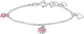 The Jewelry Collection - bracelet - Fleur Et Zircon - Argent