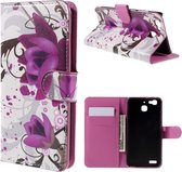 Huawei Ascend P9 Hoesje Lotus met Opbergvakjes