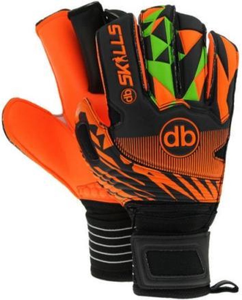 Keepershandschoenen fingersave db SKILLS Orange Maat 11