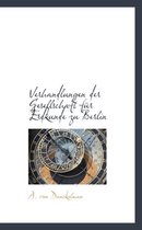 Verhandlungen Der Gesellschaft Fur Erdkunde Zu Berlin