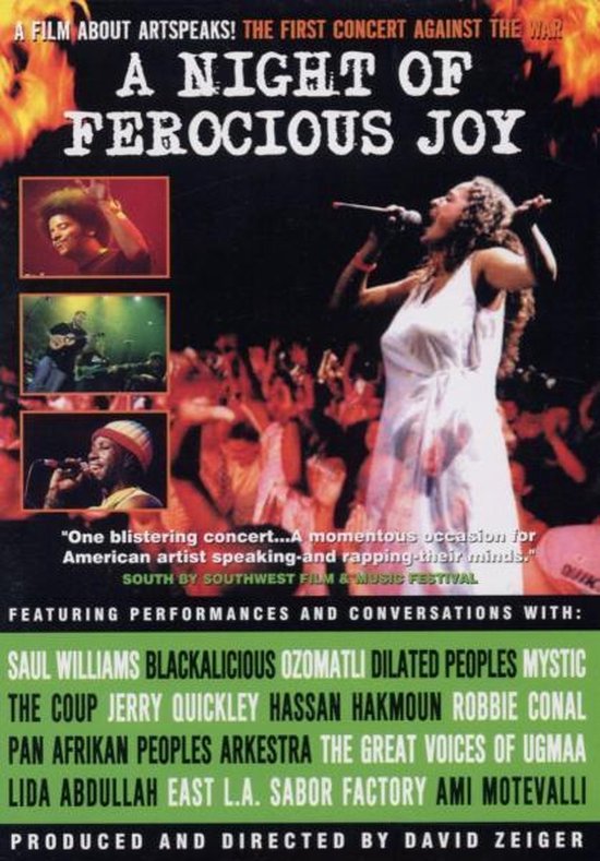 Cover van de film 'Night Of Ferocious Joy'