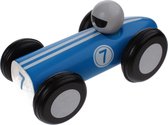 Jouéco Houten Raceauto 16 Cm Blauw
