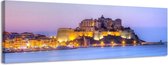 Corsica - Canvas Schilderij Panorama 158 x 46 cm