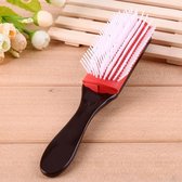 Best Bristle Brush - haarborstel stylingborstel rood bruin- krullen - kroeshaar - definieren - borstel - kunststof - GRATIS VERZENDING