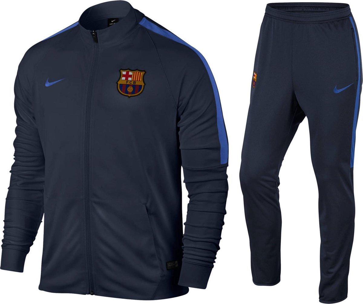 Nike FC Barcelona Heren Trainingspak - XL - Mannen - blauw | bol.com