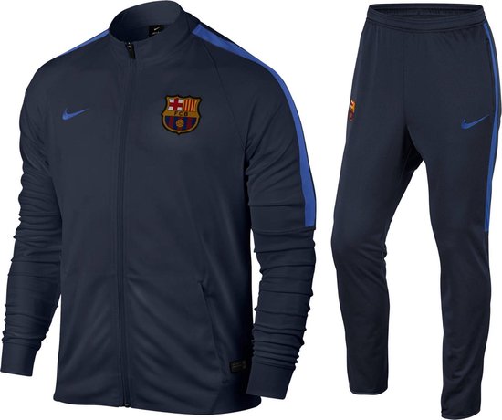 FC Barcelona Trainingspak Heren - Maat XL - - blauw | bol.com