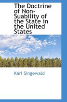 The Doctrine of Non-Suability of the State in the United States