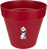 Elho Loft Urban Rond 50 - Bloempot voor Buiten - Ø 48.5 x H 44.5 cm - Veenbes Rood