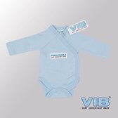 VIB® - Rompertje Prematuur Luxe Katoen - Blauw - Babykleertjes - Baby cadeau