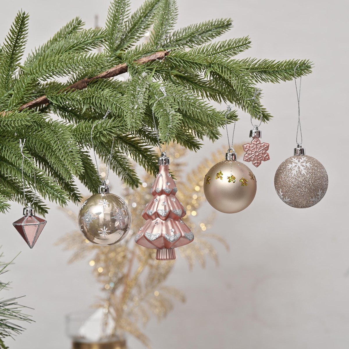 PRACHTIGE KERST® - Kerstballen - 70 Delige Set - Kerstversiering - Kerstboomdecoratie - Kerstornamenten – foto 3