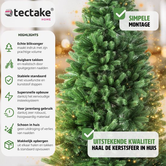 Sapin de Noël Artificiel - Oregon Deluxe PVC - 210 cm - Modèle de