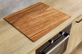 Protection induction - Bois de chêne - 90x52 cm - Protection induction - Plaque de recouvrement induction - Tapis induction - Antidérapant - Décoration Cuisine - Accessoires de vêtements pour bébé de Cuisine