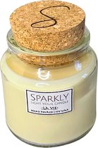 Sparkly Candles | Houten Lont Geurkaars | 100% Natuurlijk & Handgemaakt van Sojawas - La Vie, 45 Branduren |