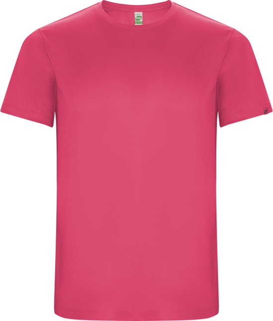 Fluor Roze 2 Pack Unisex ECO CONTROL DRY sportshirt korte mouwen 'Imola' merk Roly maat L