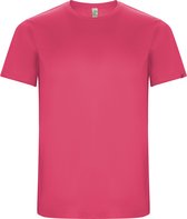 Fluor Roze unisex ECO CONTROL DRY sportshirt korte mouwen 'Imola' merk Roly maat S