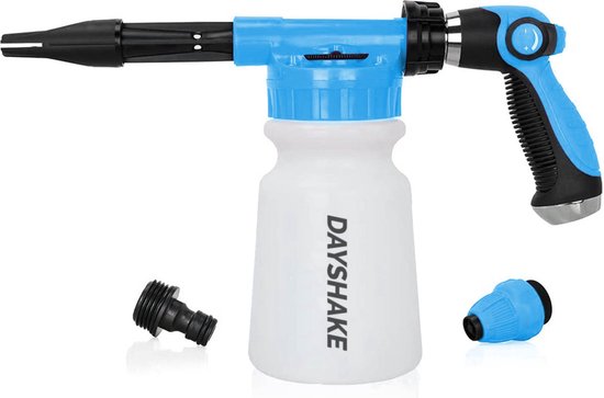 Dayshake Snow Foam Gun voor Tuinslang - Foam Lance - Schuim Spuit Auto - Foam Cannon cadeau geven