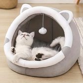 Kattenhuis - Iglo - Speelbal - Kattenmand Iglo - Cartoon huisje - Katten slaapplek
